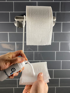 Qleanse Toilet Paper Foam Spray