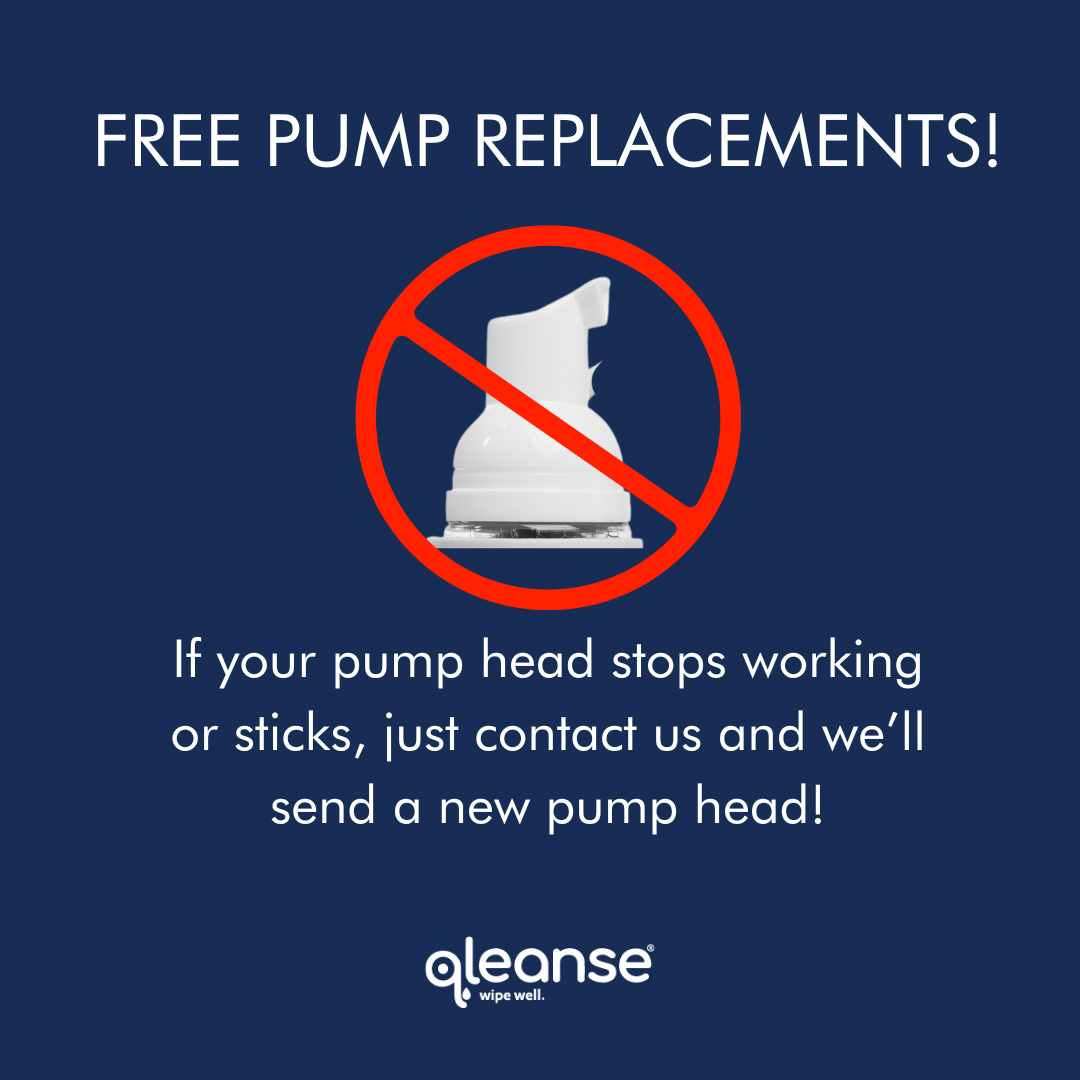 Combo Pack - Qleanse Toilet Paper Foam Spray + Caddy Holder