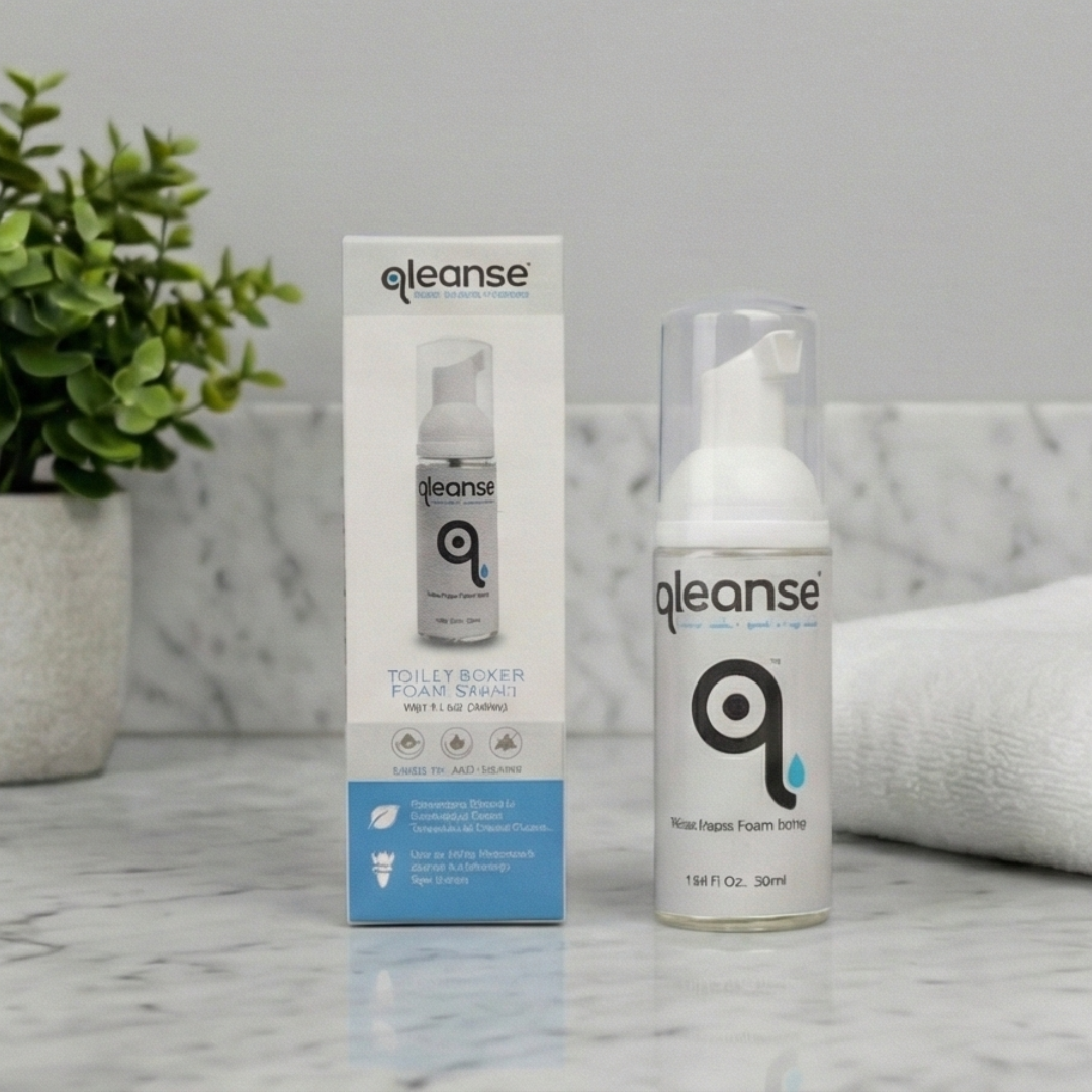 Qleanse Toilet Paper Foam Spray