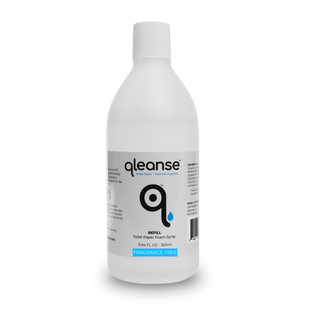 Refill Bottle - Qleanse Toilet Paper Foam Spray Refill