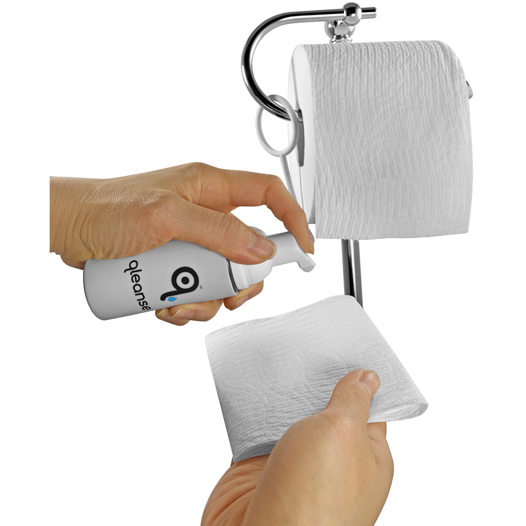 Qleanse Toilet Paper Foam Spray
